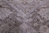 Ivory Persian Vintage White Wash Hand Knotted Wool Rug - 9' 8" X 12' 0" - Golden Nile
