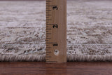 Ivory Persian Vintage White Wash Hand Knotted Wool Rug - 9' 8" X 12' 0" - Golden Nile