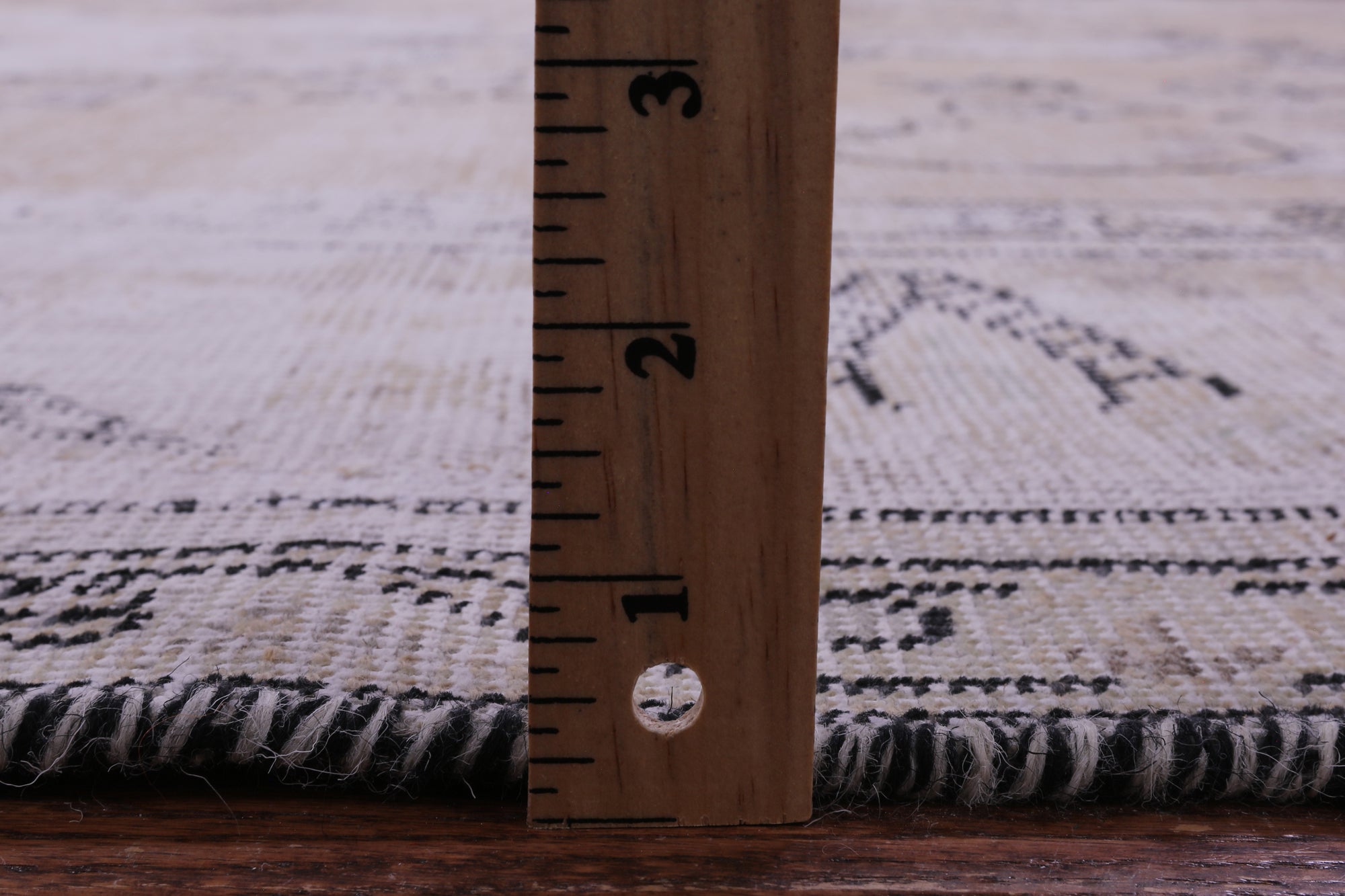 Ivory Persian Vintage White Wash Hand Knotted Wool Rug - 7' 11" X 11' 6" - Golden Nile