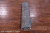Blue Persian Overdyed Hand Knotted Wool Rug - 8' 6" X 12' 10" - Golden Nile