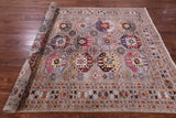 Turkmen Ersari Hand Knotted Wool Rug - 6' 10" X 9' 7" - Golden Nile