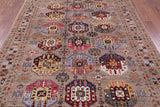 Turkmen Ersari Hand Knotted Wool Rug - 6' 10" X 9' 7" - Golden Nile
