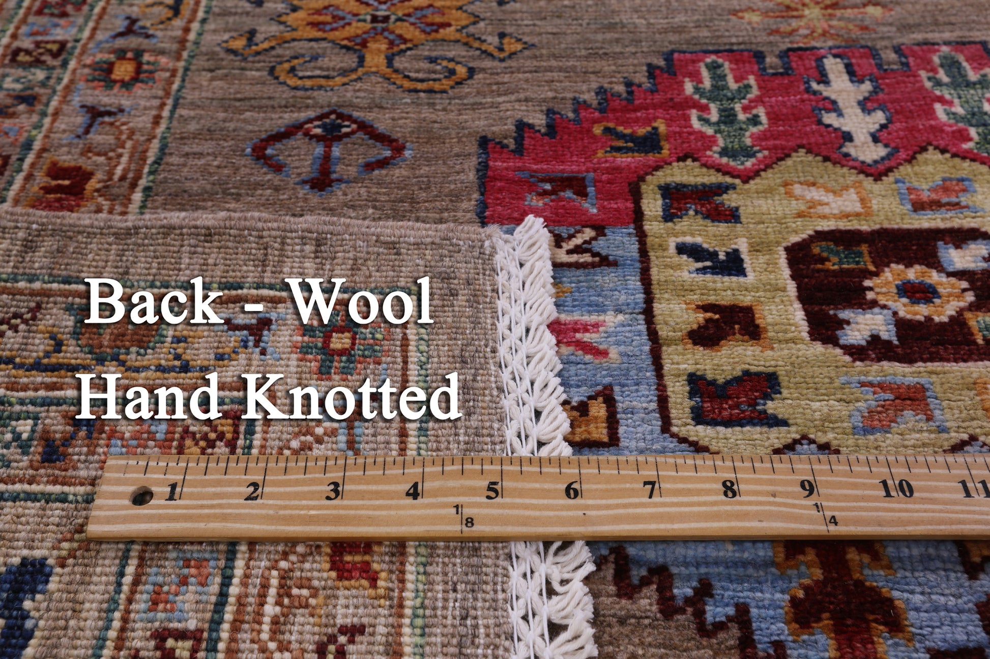 Turkmen Ersari Hand Knotted Wool Rug - 6' 10" X 9' 7" - Golden Nile