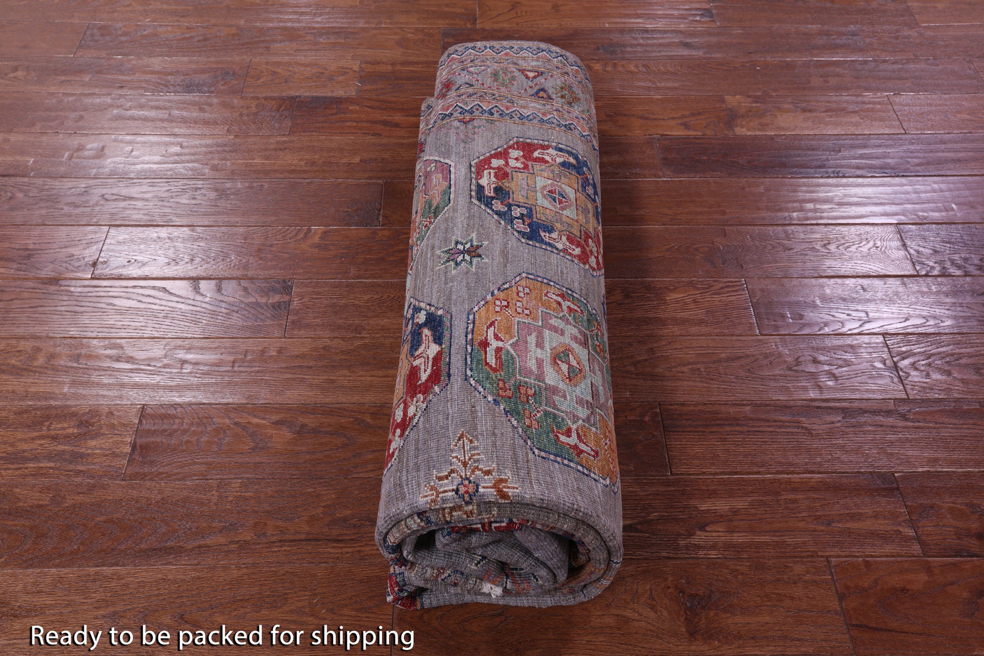 Turkmen Ersari Handmade Wool Rug - 6' 8" X 9' 8" - Golden Nile