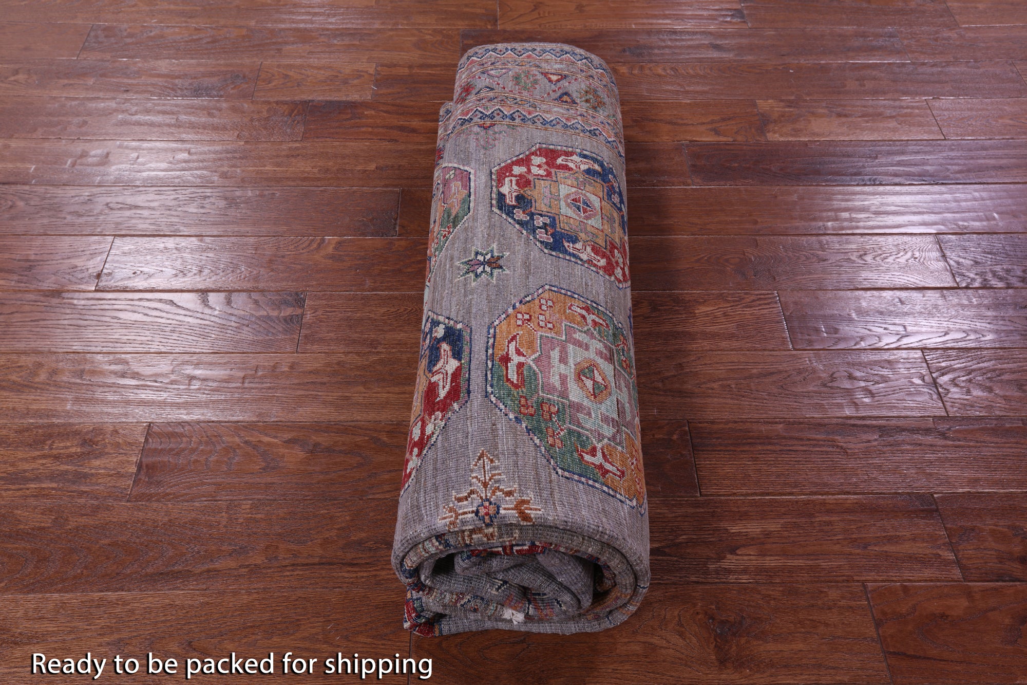 Turkmen Ersari Handmade Wool Rug - 6' 8" X 9' 8" - Golden Nile