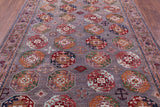 Turkmen Ersari Handmade Wool Rug - 6' 8" X 9' 8" - Golden Nile