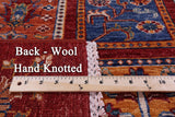 Red Garden Design Persian Hand Knotted Wool Rug - 5' 9" X 8' 0" - Golden Nile