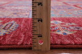 Red Garden Design Persian Hand Knotted Wool Rug - 5' 9" X 8' 0" - Golden Nile