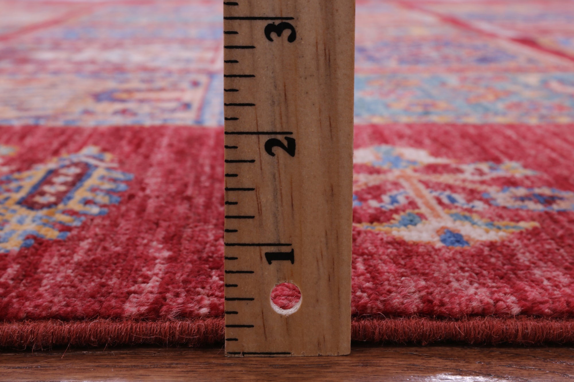 Red Garden Design Persian Hand Knotted Wool Rug - 5' 9" X 8' 0" - Golden Nile