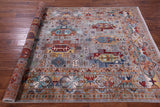 Persian Fine Serapi Hand Knotted Wool Rug - 5' 8" X 8' 1" - Golden Nile
