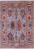Persian Fine Serapi Hand Knotted Wool Rug - 5' 8" X 7' 10" - Golden Nile