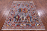 Persian Fine Serapi Hand Knotted Wool Rug - 5' 8" X 7' 10" - Golden Nile