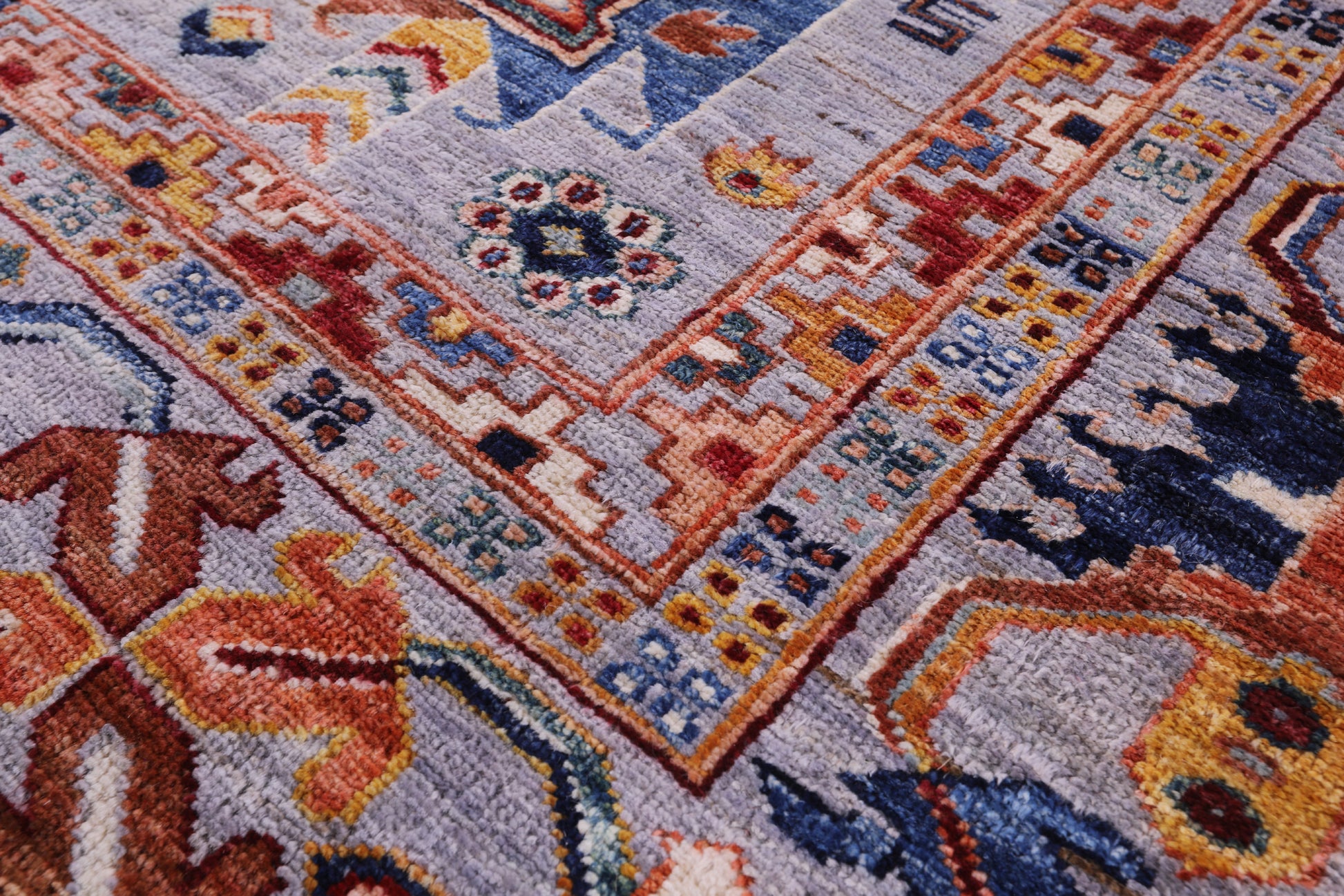 Persian Fine Serapi Hand Knotted Wool Rug - 5' 8" X 7' 10" - Golden Nile