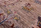 Tribal Persian Gabbeh Hand Knotted Wool Rug - 13' 1" X 19' 3" - Golden Nile
