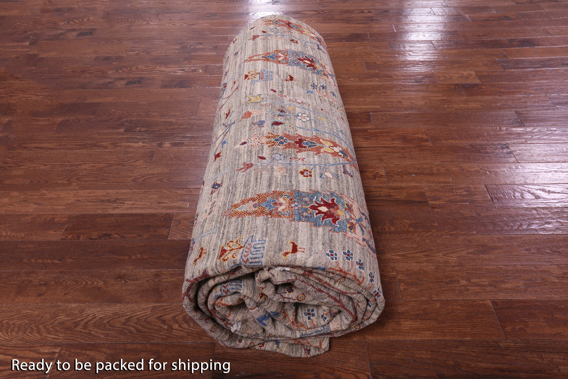 Tribal Persian Gabbeh Hand Knotted Wool Rug - 13' 1" X 19' 3" - Golden Nile