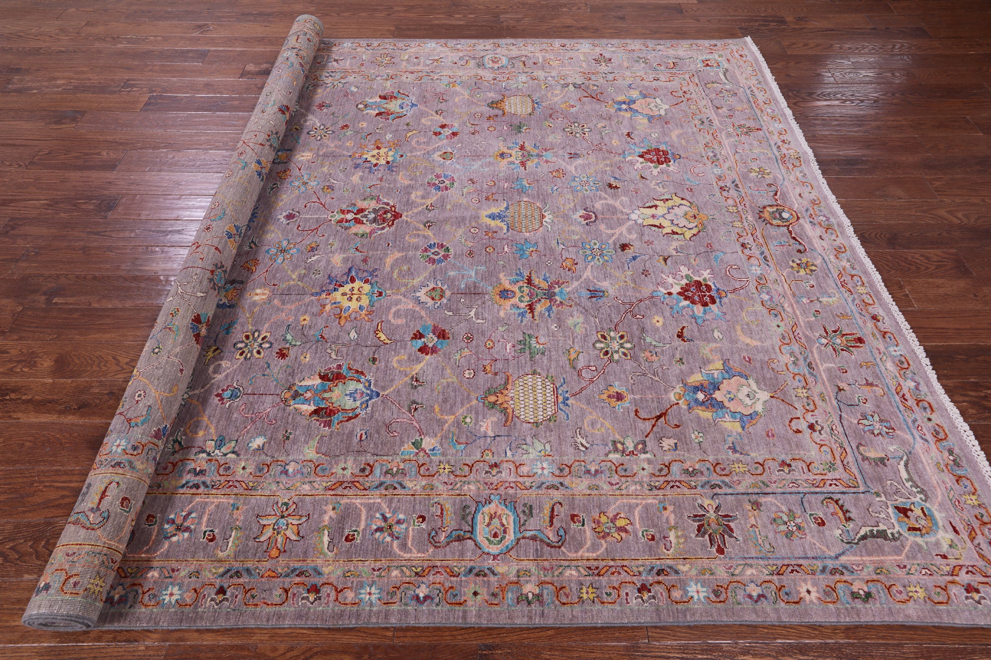 Peshawar Hand Knotted Wool Rug - 8' 2" X 10' 2" - Golden Nile