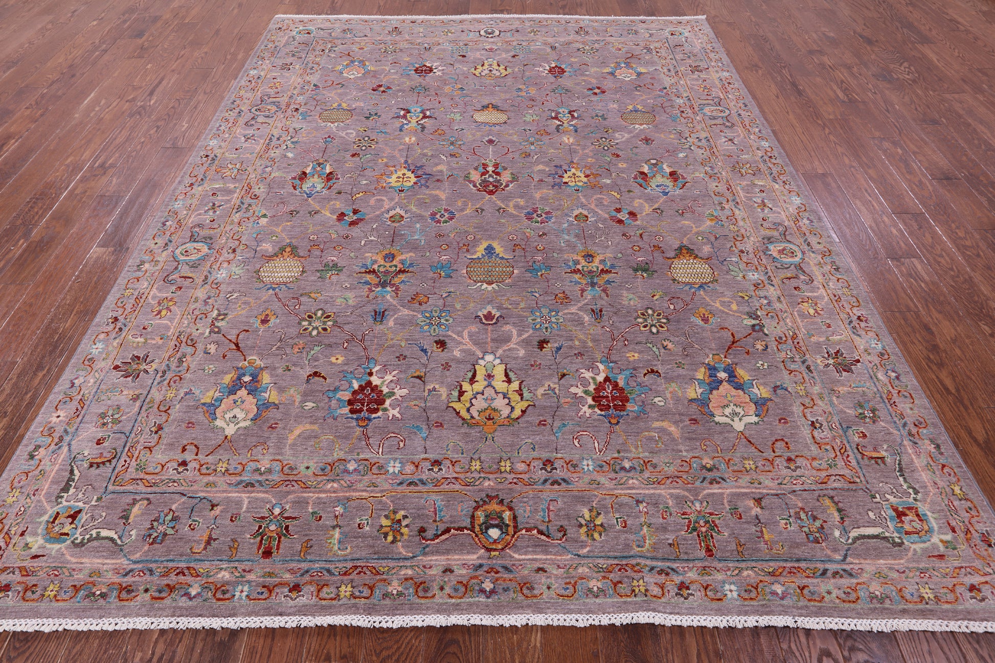Peshawar Hand Knotted Wool Rug - 8' 2" X 10' 2" - Golden Nile