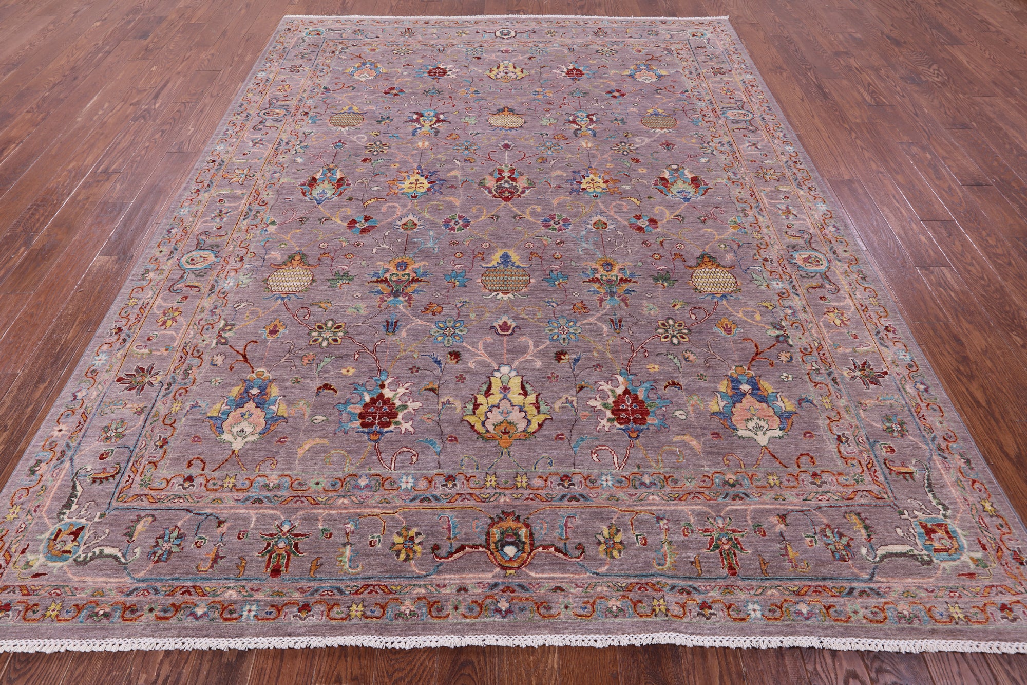 Peshawar Hand Knotted Wool Rug - 8' 2" X 10' 2" - Golden Nile