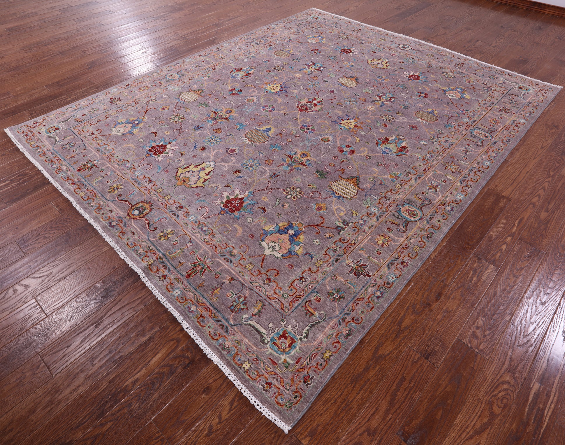 Peshawar Hand Knotted Wool Rug - 8' 2" X 10' 2" - Golden Nile