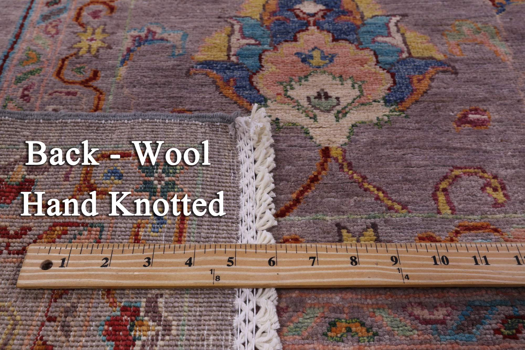 Peshawar Hand Knotted Wool Rug - 8' 2" X 10' 2" - Golden Nile