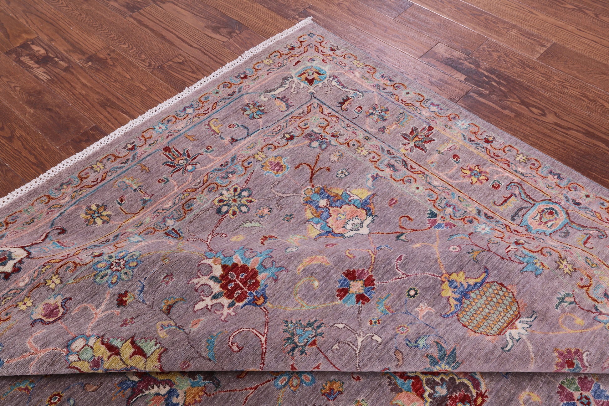 Peshawar Hand Knotted Wool Rug - 8' 2" X 10' 2" - Golden Nile