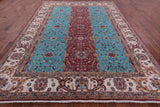 Persian Fine Serapi Handmade Wool Rug - 8' 11" X 11' 10" - Golden Nile