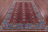 Pink Persian Tabriz Hand Knotted Wool Rug - 6' 10" X 9' 7" - Golden Nile