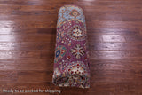 Pink Persian Tabriz Hand Knotted Wool Rug - 6' 10" X 9' 7" - Golden Nile