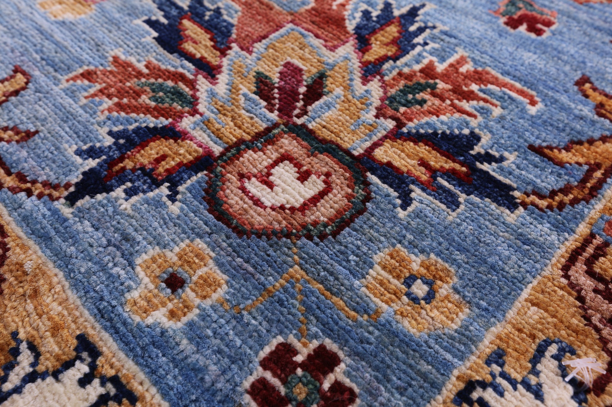 Pink Persian Tabriz Hand Knotted Wool Rug - 6' 10" X 9' 7" - Golden Nile
