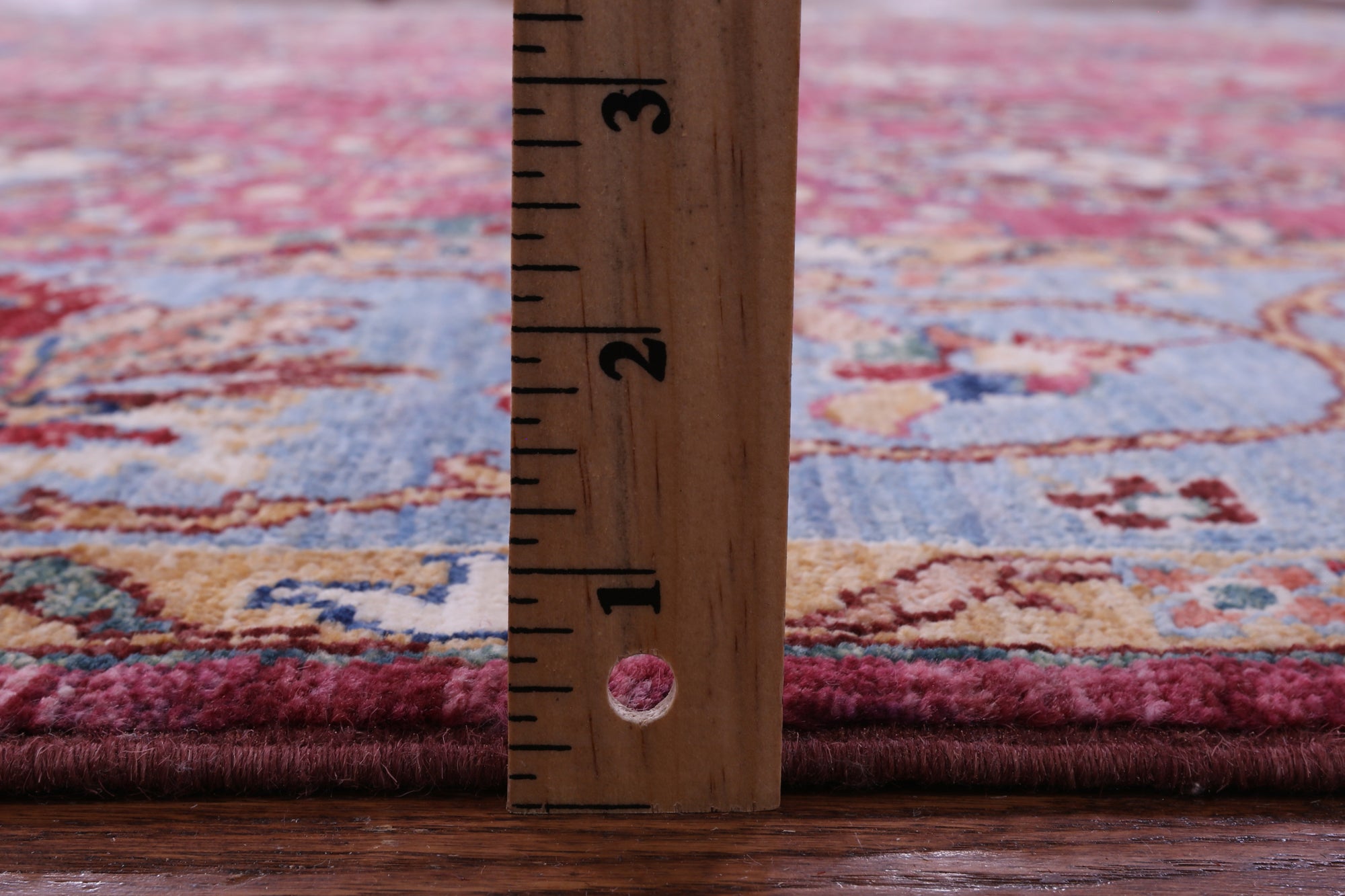 Pink Persian Tabriz Hand Knotted Wool Rug - 6' 10" X 9' 7" - Golden Nile