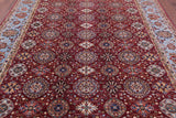 Persian Tabriz Hand Knotted Wool Rug - 8' 1" X 10' 7" - Golden Nile