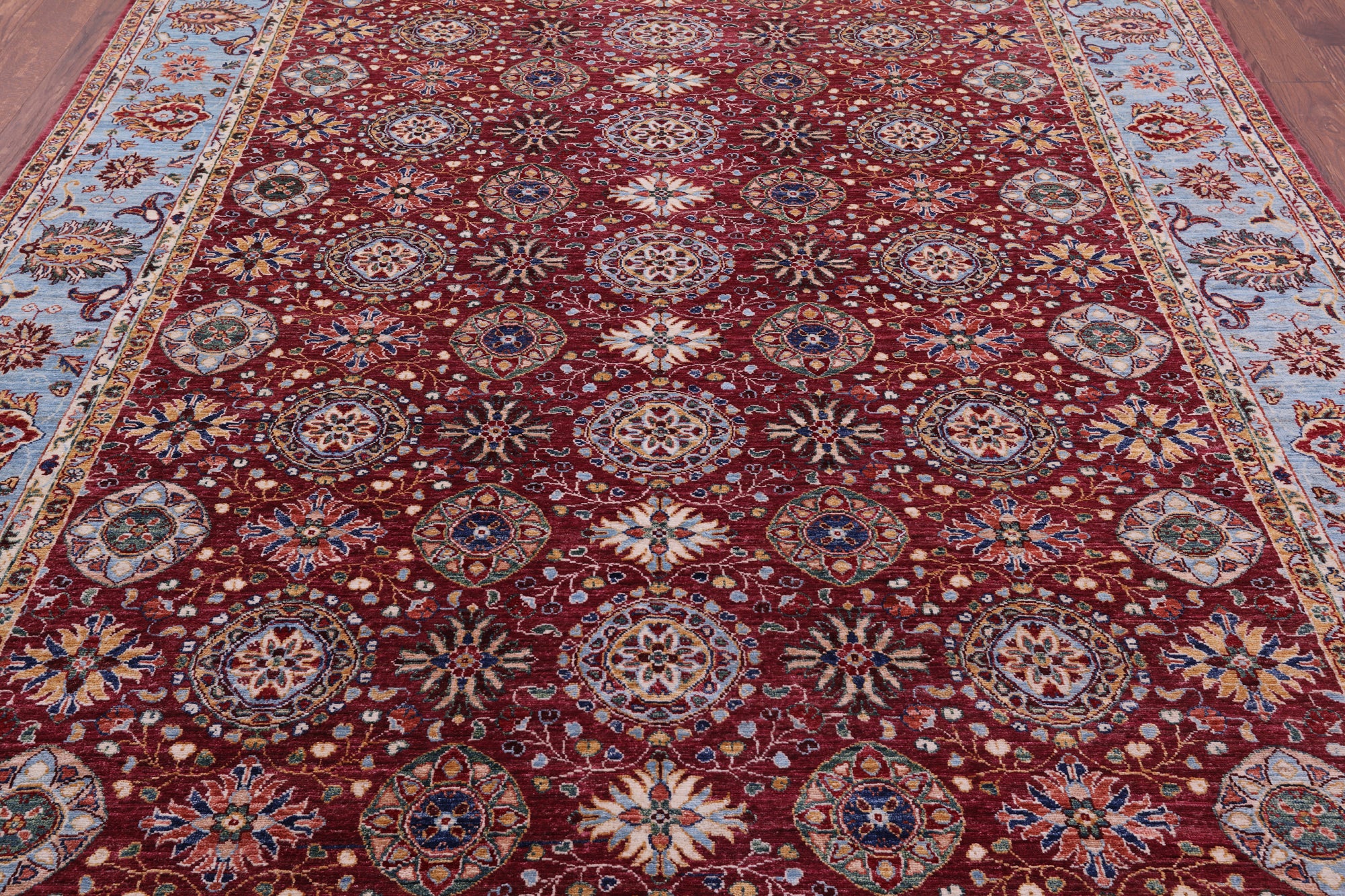 Persian Tabriz Hand Knotted Wool Rug - 8' 1" X 10' 7" - Golden Nile