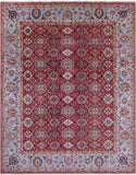 Persian Tabriz Hand Knotted Wool Rug - 8' 1" X 10' 7" - Golden Nile