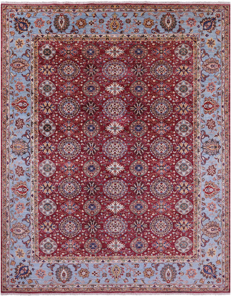 Persian Tabriz Hand Knotted Wool Rug - 8' 1" X 10' 7" - Golden Nile