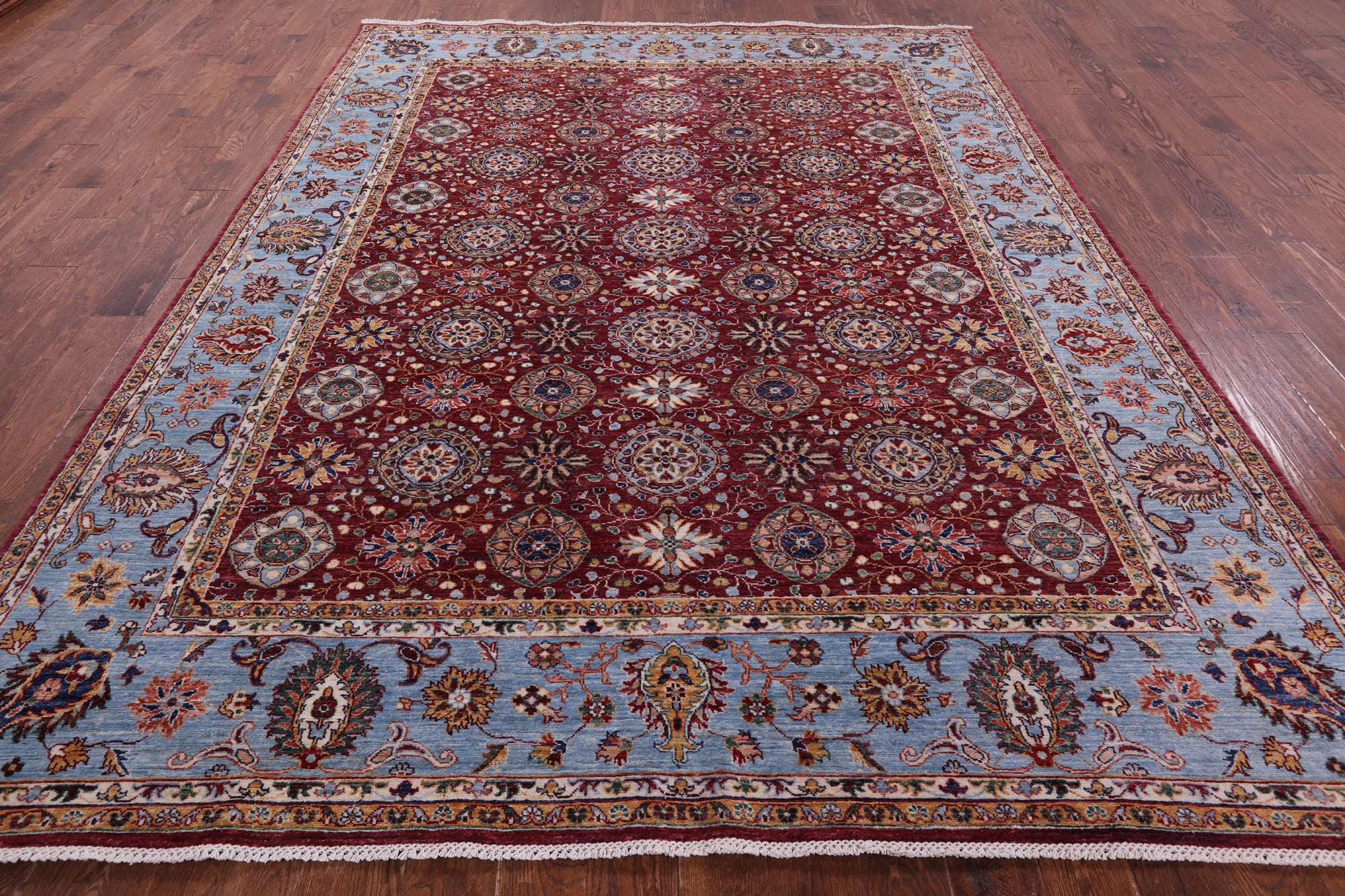 Persian Tabriz Hand Knotted Wool Rug - 8' 1" X 10' 7" - Golden Nile