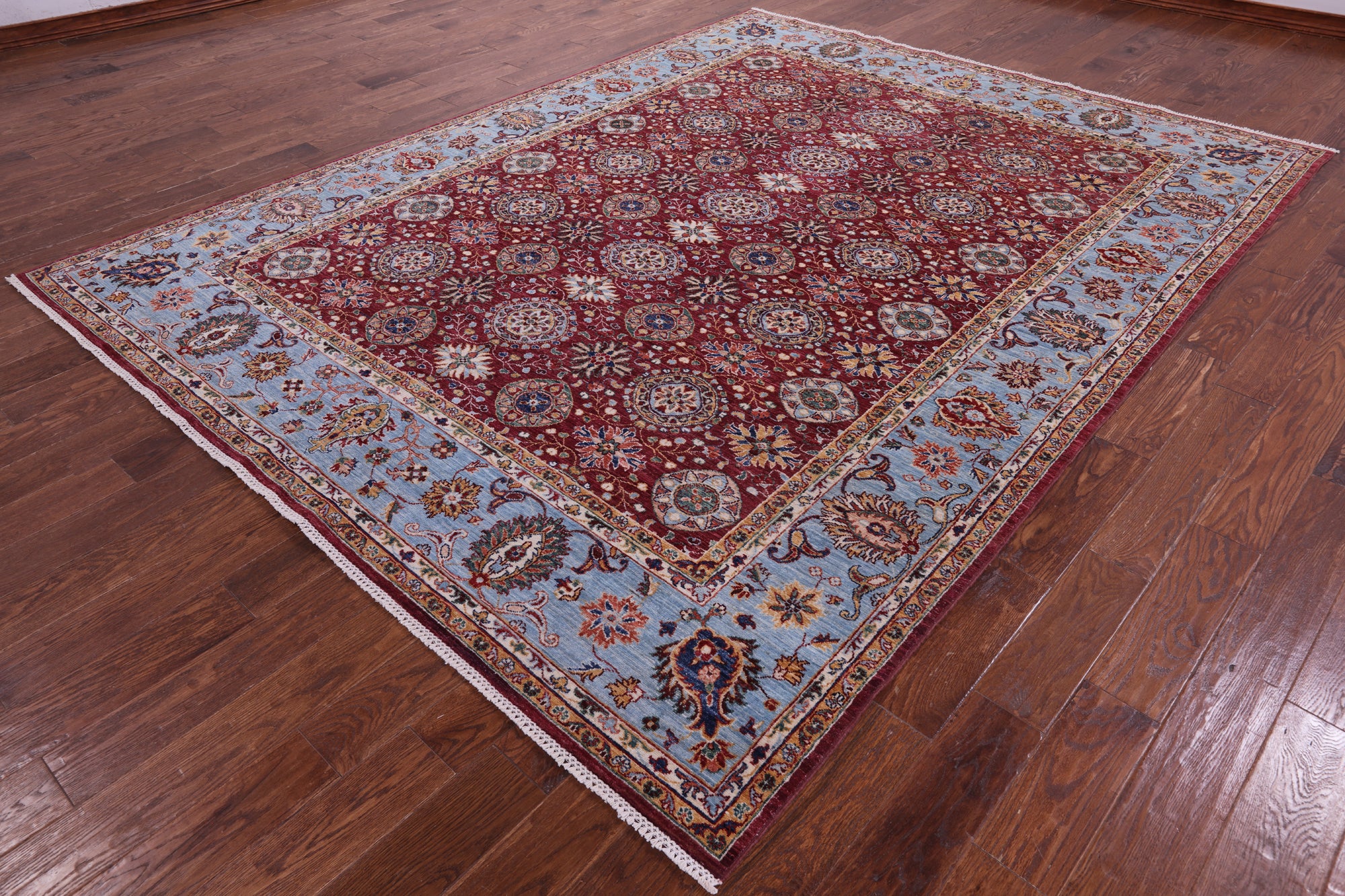 Persian Tabriz Hand Knotted Wool Rug - 8' 1" X 10' 7" - Golden Nile
