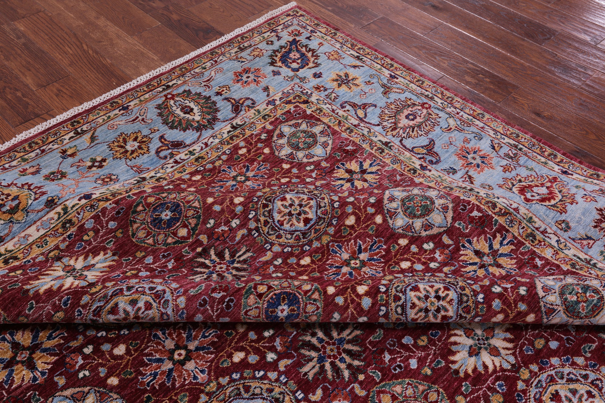 Persian Tabriz Hand Knotted Wool Rug - 8' 1" X 10' 7" - Golden Nile