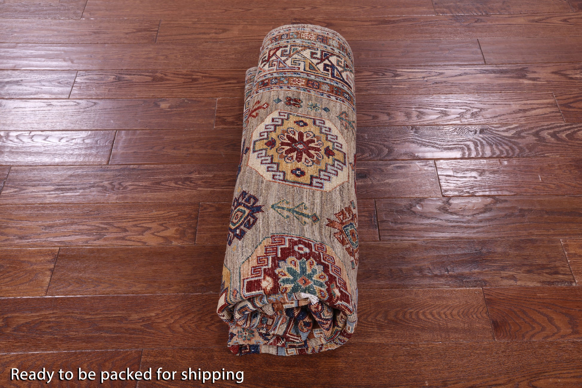 Turkmen Ersari Hand Knotted Wool Rug - 5' 7" X 8' 0" - Golden Nile