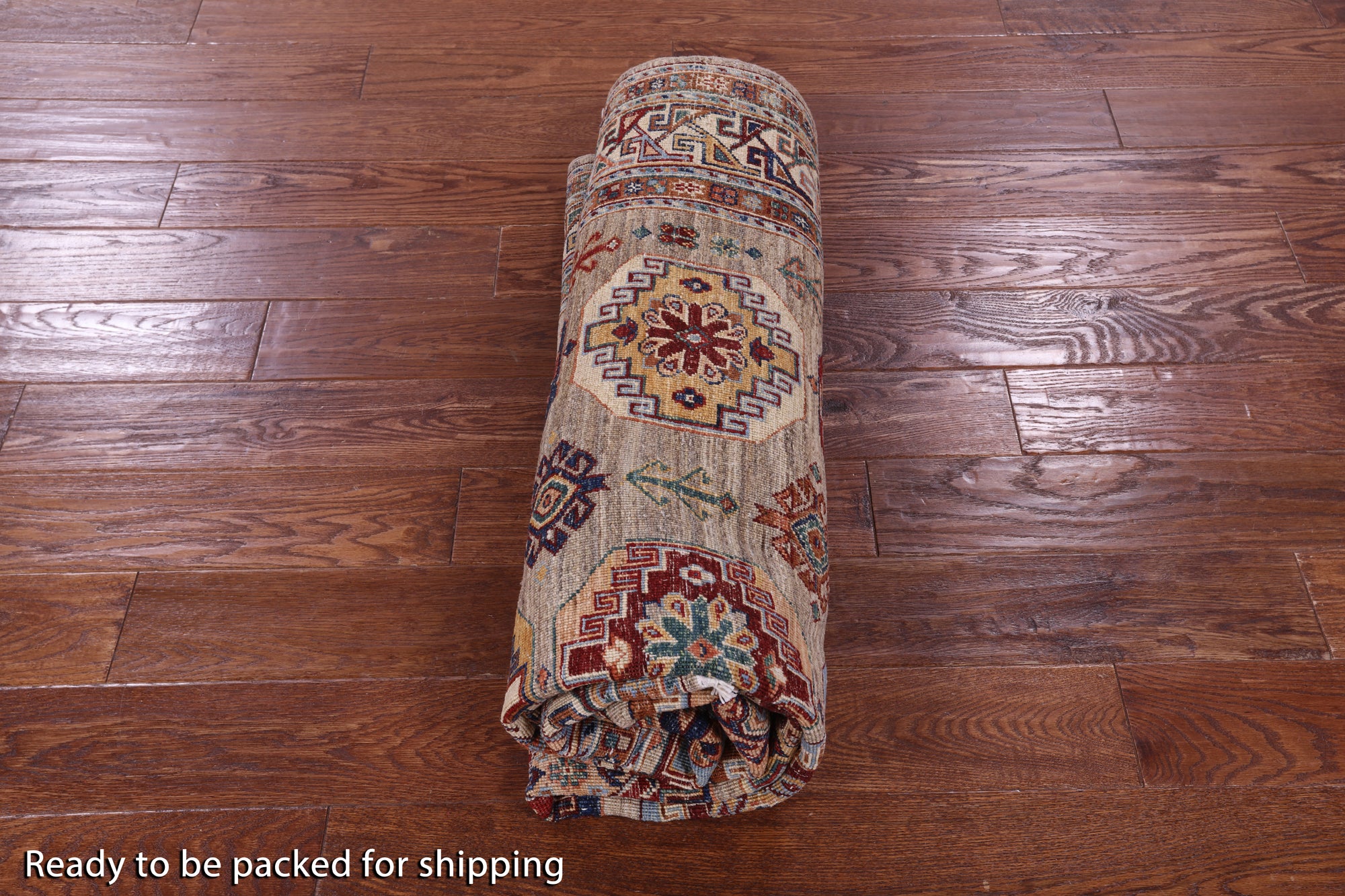 Turkmen Ersari Hand Knotted Wool Rug - 5' 7" X 8' 0" - Golden Nile