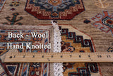 Turkmen Ersari Hand Knotted Wool Rug - 5' 7" X 8' 0" - Golden Nile