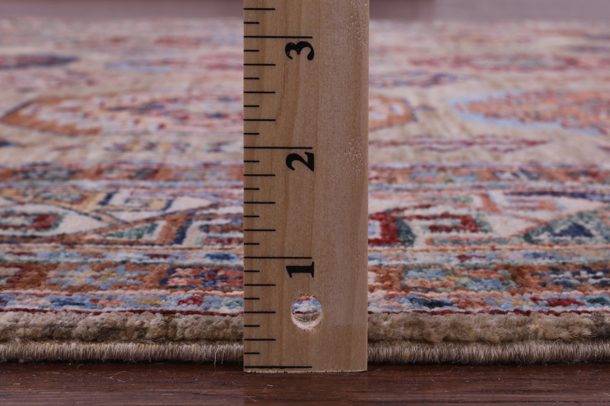 Turkmen Ersari Hand Knotted Wool Rug - 5' 7" X 8' 0" - Golden Nile