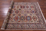Turkmen Ersari Hand Knotted Wool Rug - 5' 7" X 8' 0" - Golden Nile