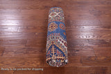 Blue Super Kazak Hand Knotted Wool Rug - 5' 8" X 7' 11" - Golden Nile