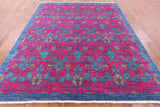 William Morris Handmade Wool Area Rug - 8' 0" X 9' 10" - Golden Nile