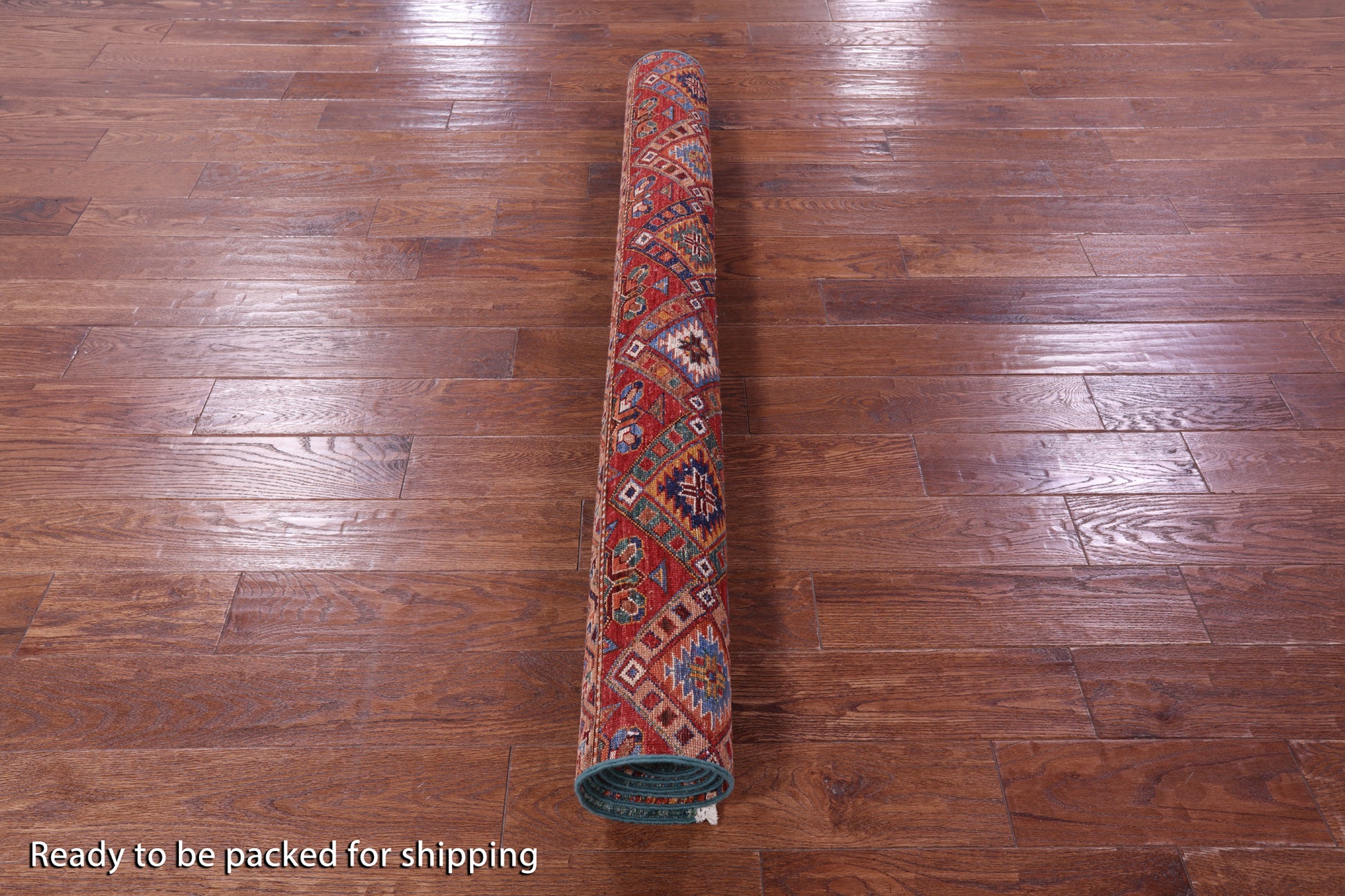 Green Tribal Persian Gabbeh Hand Knotted Wool Rug - 5' 1" X 6' 9" - Golden Nile