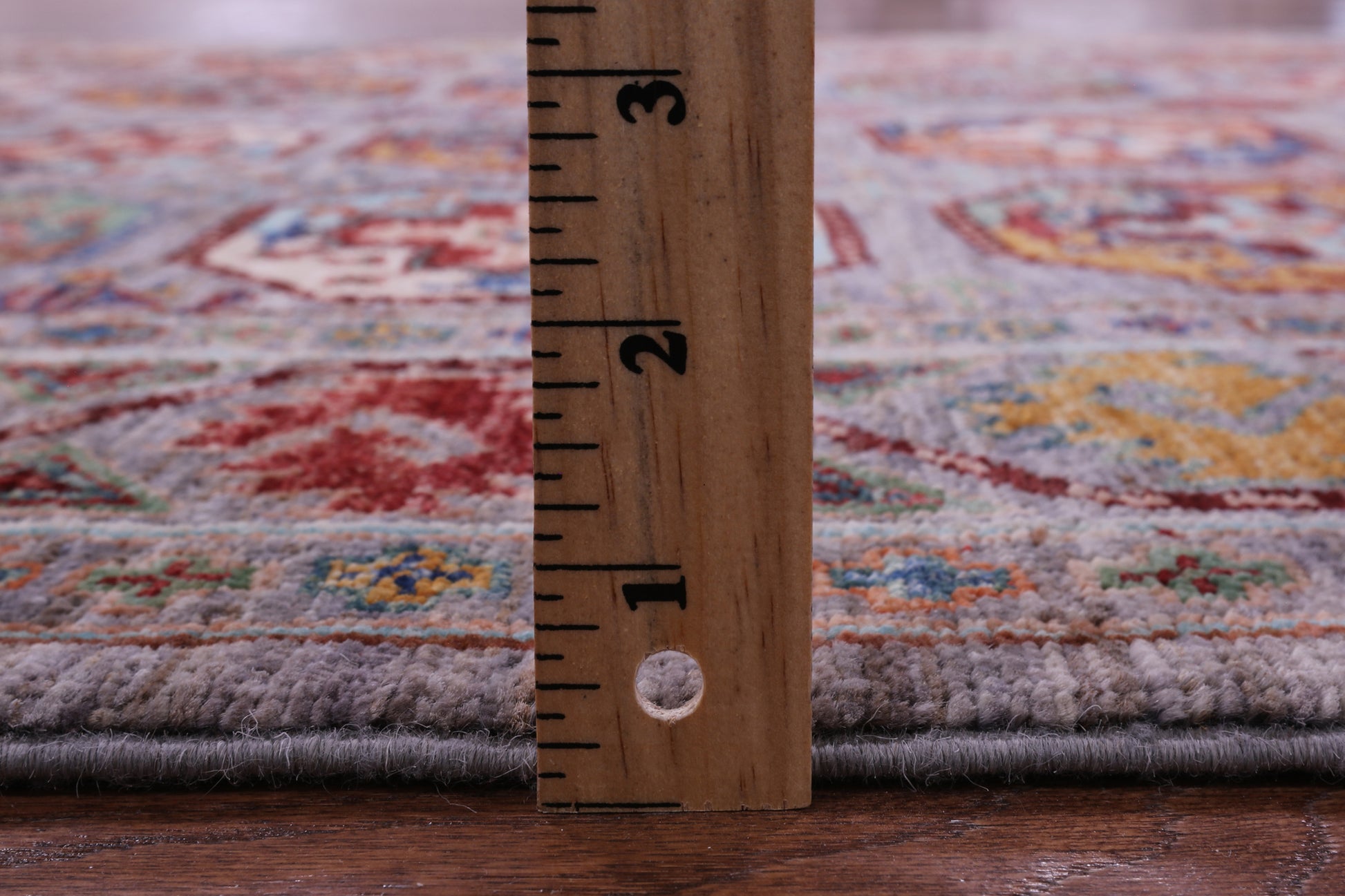 Turkmen Ersari Hand Knotted Wool Rug - 5' 2" X 6' 7" - Golden Nile
