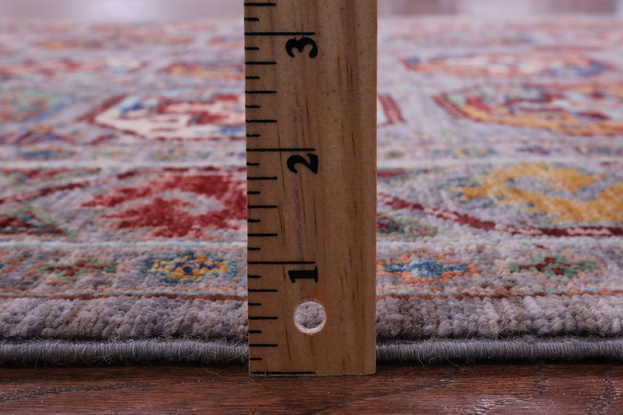 Turkmen Ersari Hand Knotted Wool Rug - 5' 2" X 6' 7" - Golden Nile