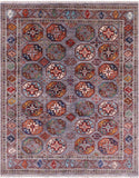 Turkmen Ersari Hand Knotted Wool Rug - 5' 2" X 6' 7" - Golden Nile