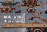 Blue Persian Tabriz Handmade Wool Rug - 4' 10" X 7' 2" - Golden Nile