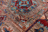 Turkmen Ersari Hand Knotted Wool Rug - 4' 0" X 6' 2" - Golden Nile